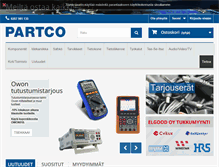 Tablet Screenshot of partco.fi